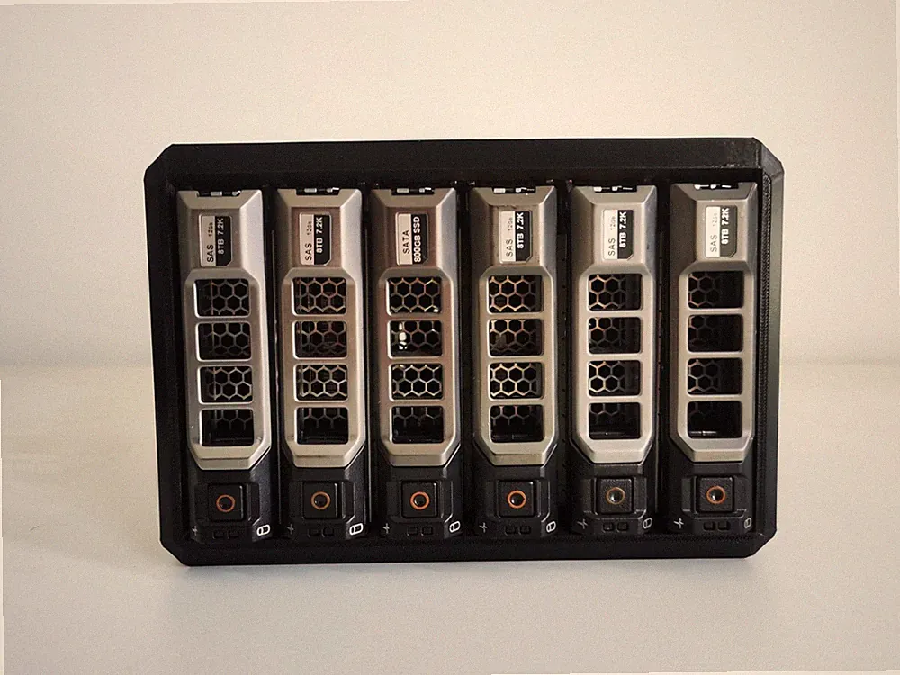 HDD Enclosure Hot Swap Cage 6-Bay Drive Bays 6x SATA 3.5"/2.5" HDD