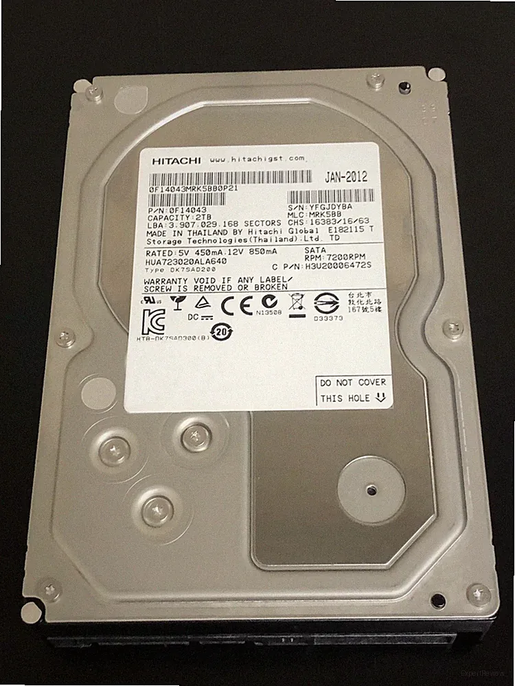 HGST HUA723020ALA640 0F14043 2TB 7200RPM SATA 6.0Gb/s Hard Drive FOR DESKTOPS