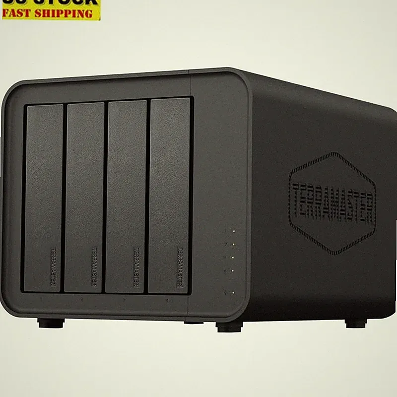 High Speed USB 3.2 Hard Drive Enclosure 4 Bay Tool Free Storage DAS 10Gbps