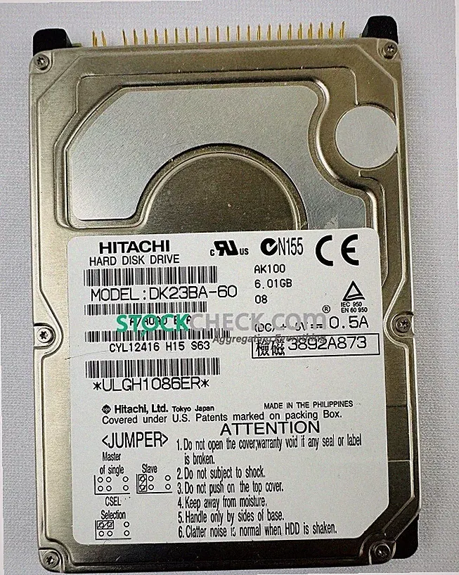 Hitachi DK23BA-60 Hard Disk Drive