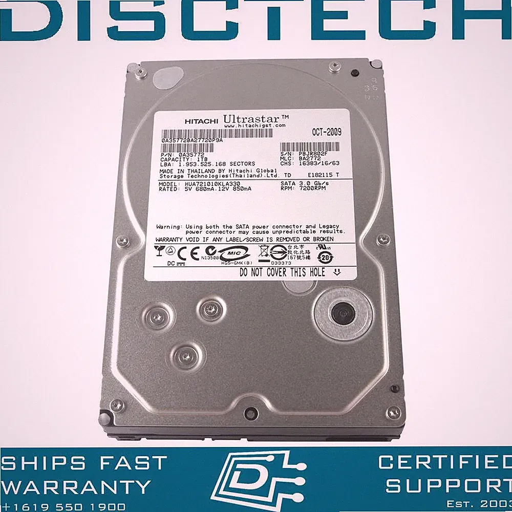 Hitachi Ultrastar 0A35772 Enterprise SATA Hard Drive