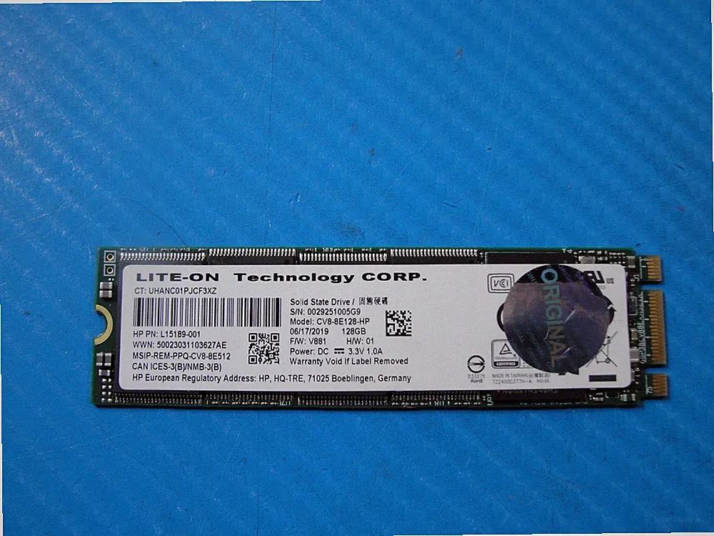 HP 15-dy1731ms LITE-ON 128GB SATA M.2 SSD Solid State Drive CV8-8E128-HP