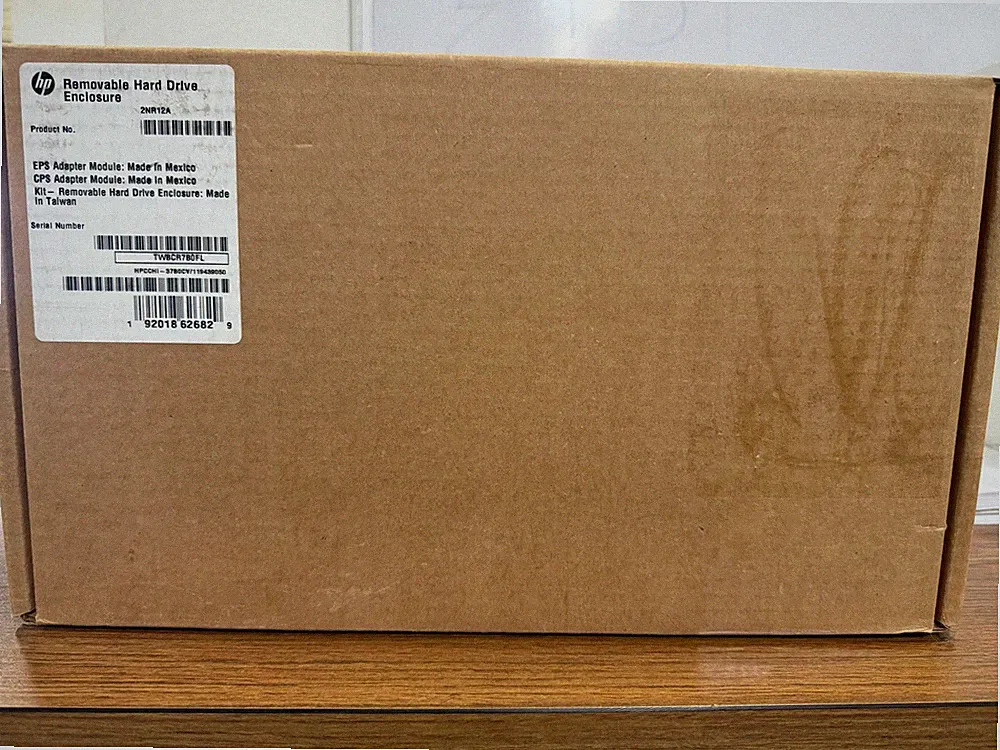 HP 2NR12A Removable Hard Drive Enclosure - NEW!