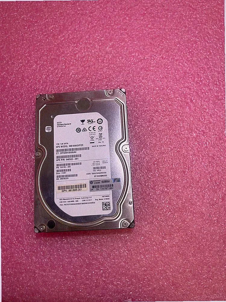 HP 846522-001 1TB 7200RPM SATA 6Gb/s 3.5-Inch Hard Drive