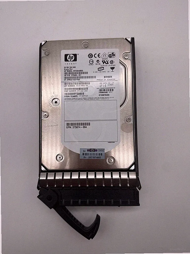 HP DF036A8B55 36.4GB 15000RPM SAS Hot Swappable Hard Drive