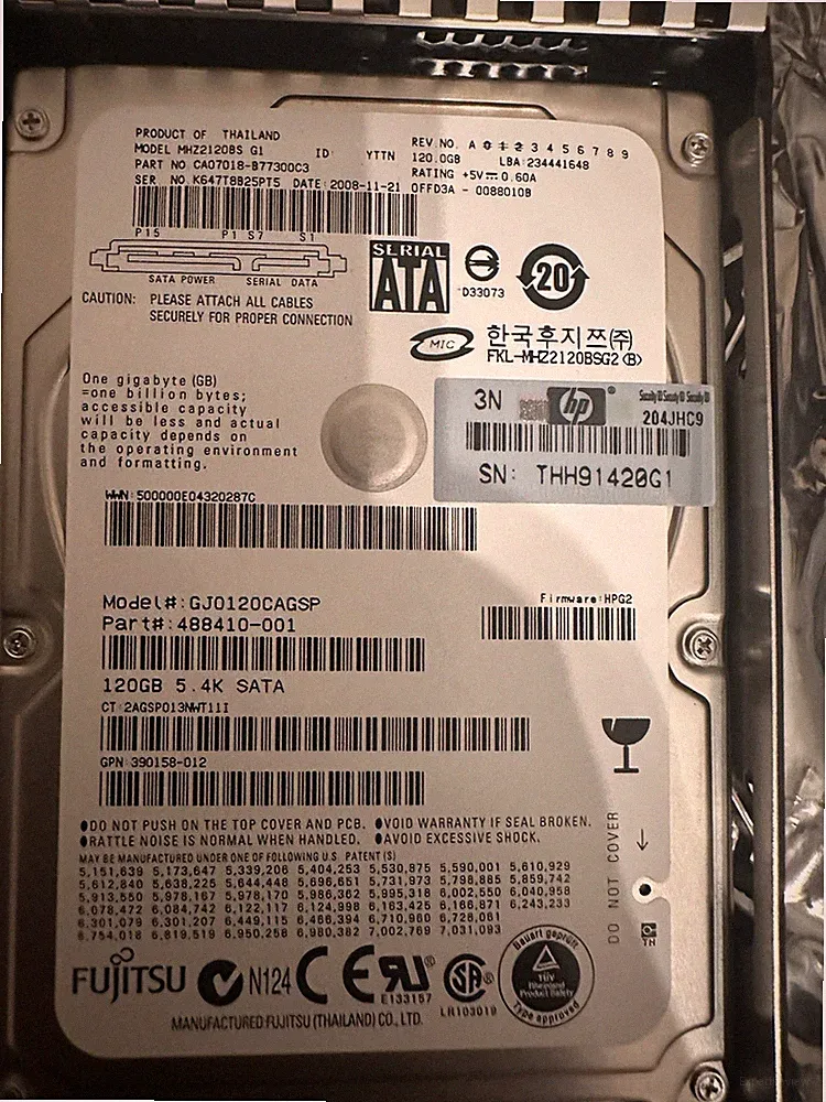 HP Hard Drive