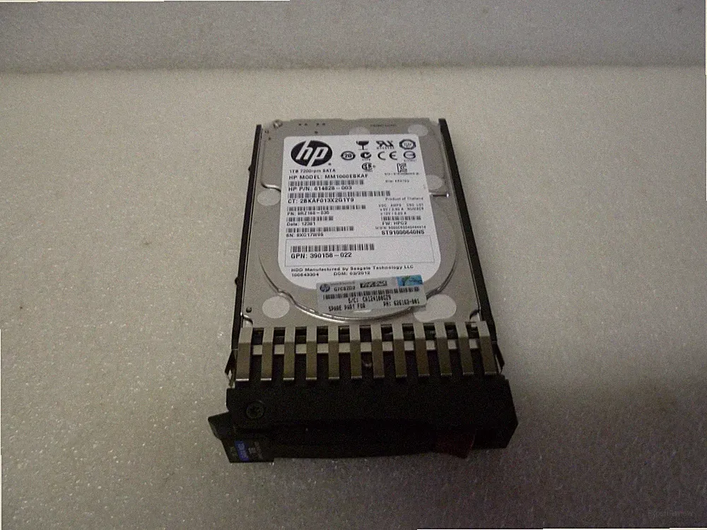 HP MM1000EBKAF 1TB SATA 2.5" HARD DRIVE P/N:614828-003 F/W:HPG2