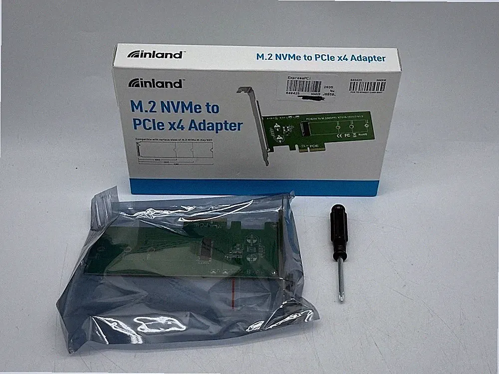 Inland M.2 NVMe SSD PCIe x4 Adapter