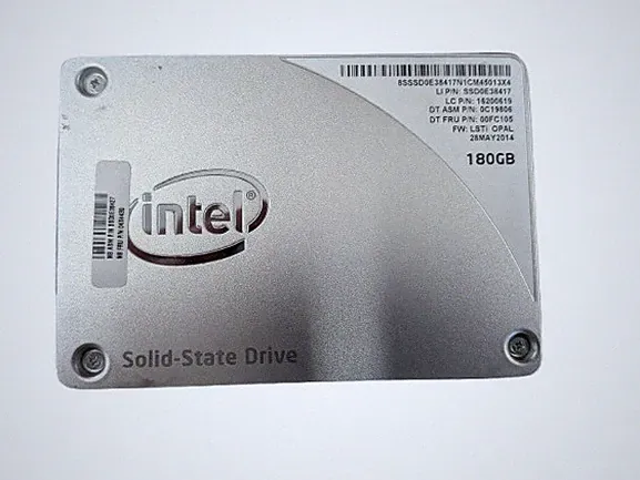 Intel 180GB SSD Pro 1500 Series Internal Hard Drive SSDSC2BF180A4L 80% - 99%