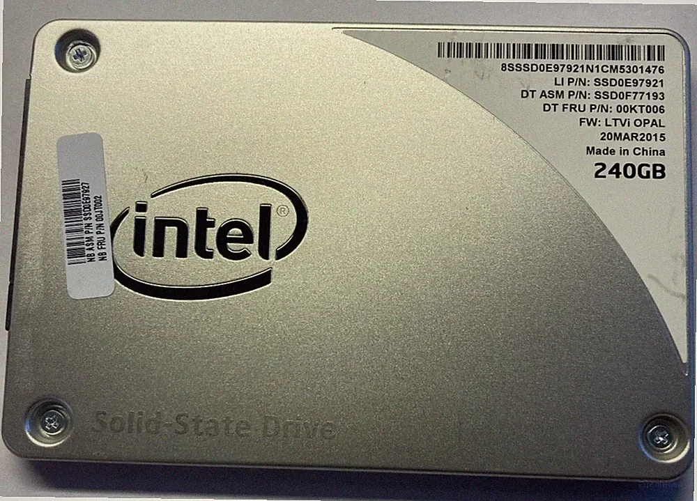 Intel 240GB SSD Pro 2500 Series 2.5" SATA Solid State Drive SSDSC2BF240A5L