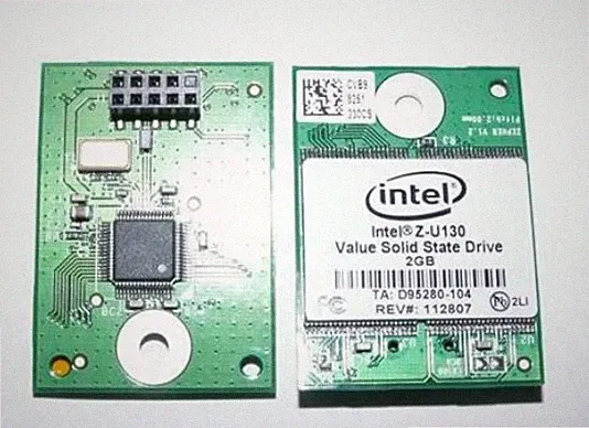 INTEL Z-U130 Internal USB Header SSD Hard Drive 2GB NAND FLASH MEMORY