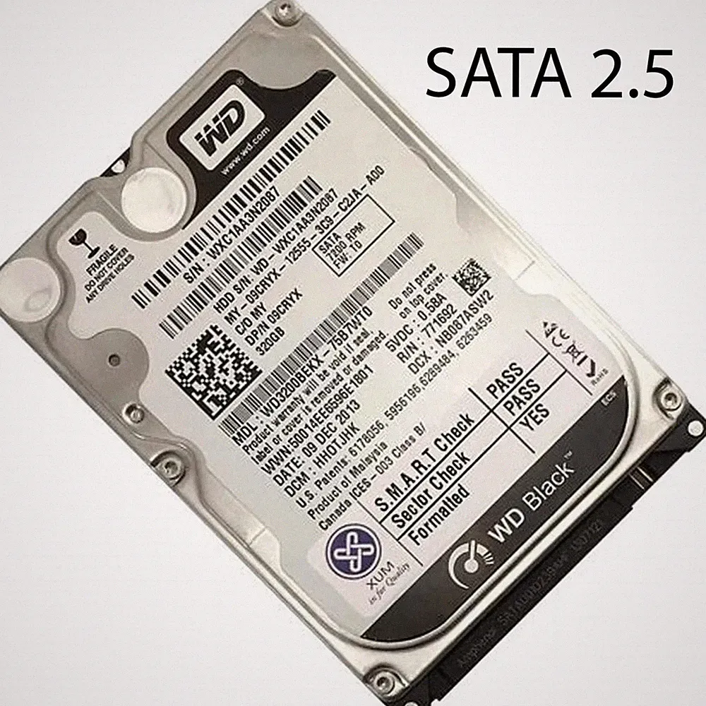 Internal HDD SATA 2.5" 500GB Hard Drive with Windows 10 Pro Installed Tested ✅