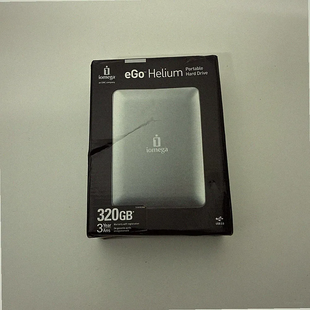 iomega Select 320GB Silver Portable Hard Drive USB 2.0 For Apple/Mac