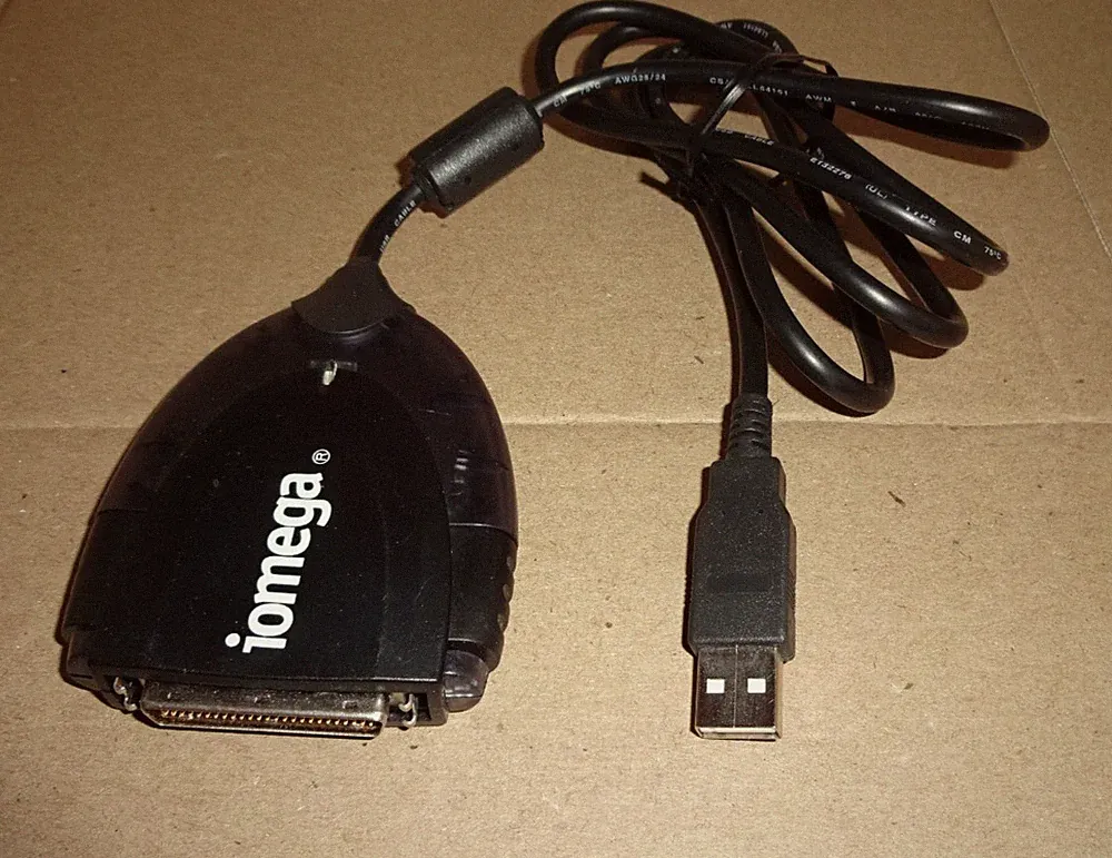 Iomega USB to SCSI Adapter Cable for Jaz 1GB/2GB Drive 04089800 (READ)