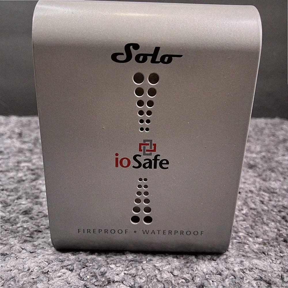 ioSafe Solo SLO500GBUSB20 500GB External Hard Drive Fireproof-Waterproof TESTED*