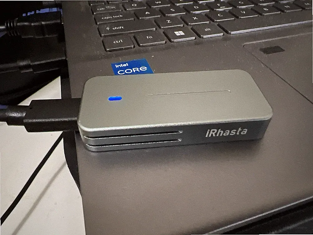 iRhasta Portable Hard Drive 512GB SSD Installed High Speed USB & Type C New