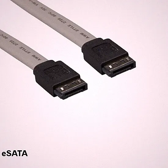 Kentek 1.5' External SATA eSATA Data Cable 26AWG 7Pin for PC Mac Hard Drive HDD