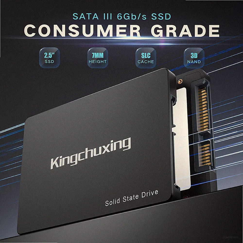 Kingchuxing 128GB SATA III SSD 2.5'' 6Gb/s Internal Solid State Drive 530MB/s PC