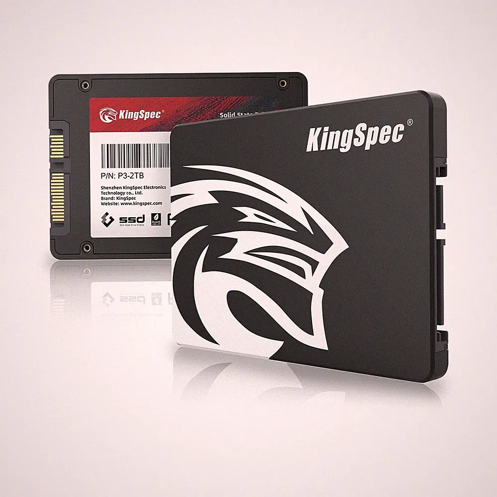 KingSpec 2TB 2.5" SATA SSD, SATA III 6Gb/s Internal Solid State Drive - 3D NA...
