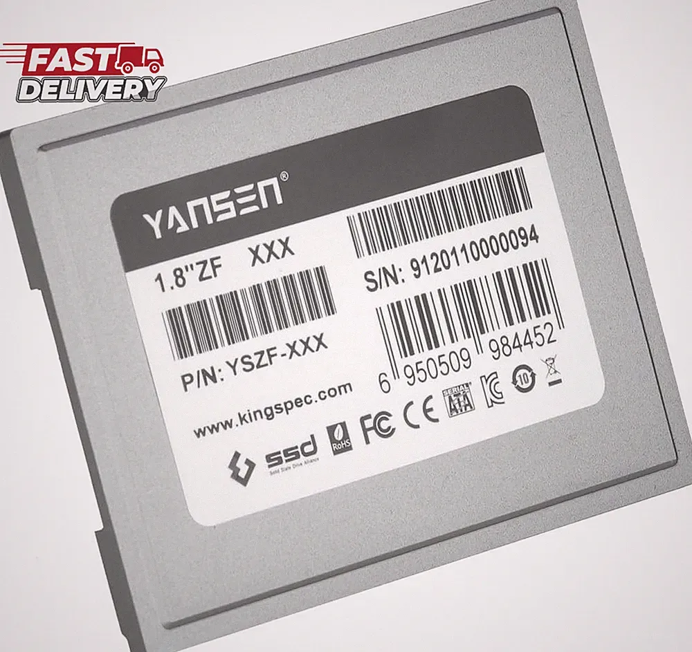 Kingspec Yansen 128GB 1.8" ZIF 40-Pin SSD, MLC Flash Internal Solid State Drive