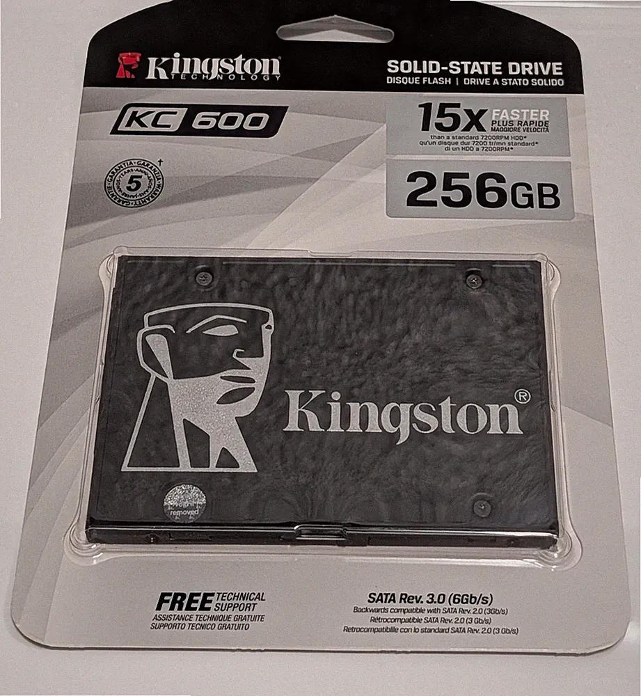 Kingston 256GB SSD 2.5" SATA Solid State Hard Drive *BRAND NEW - UNOPENED*