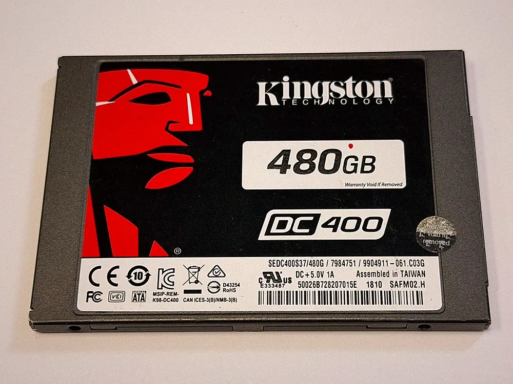 Kingston 480GB DC400 2.5" SSD SATA Internal Solid State Drive SEDC400S37/480G