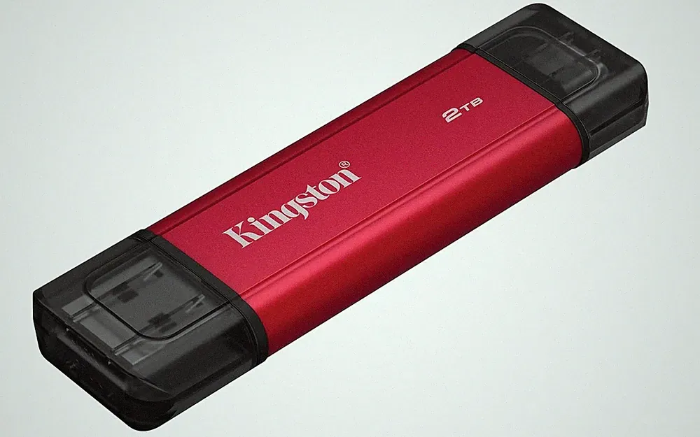 Kingston Dual USB-A/C Portable 2TB, 1050MB/s USB 3.2 SPSD External SSD SPSD/2T00