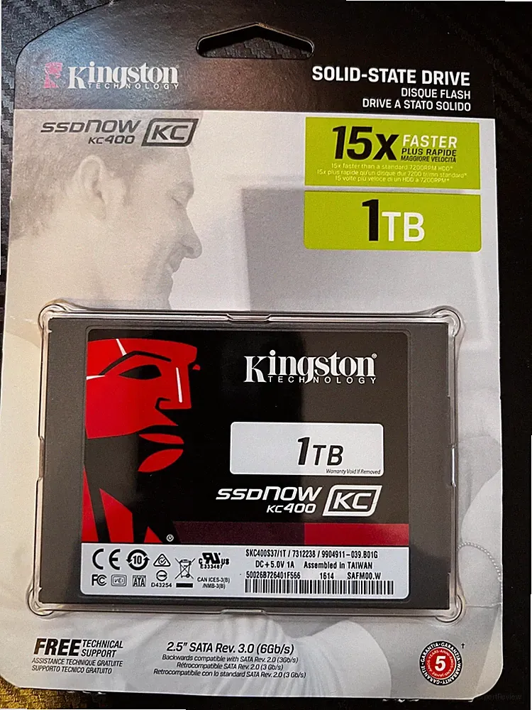 Kingston KC400 1TB SSD SATA III 2.5" SKC400S37/1T MLC High Endurance -NEW SEALED