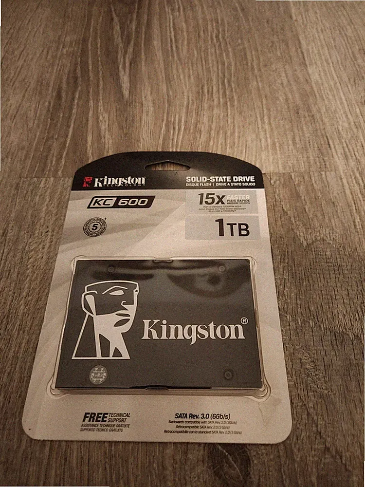 Kingston KC600 1 TB Solid State Drive - 2.5" Internal - SATA (SATA/600)