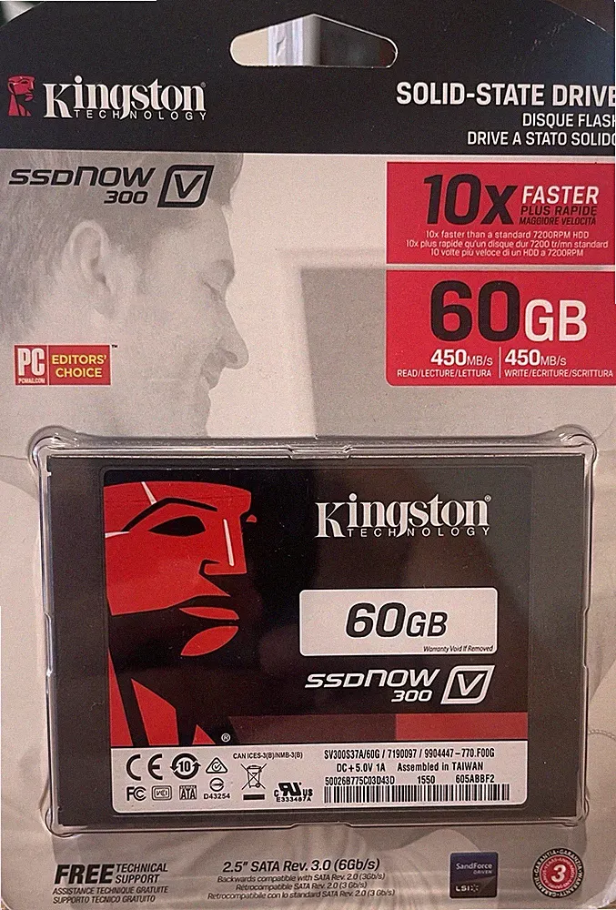Kingston SSDNow V300 60GB MLC NAND 2.5" SATA III Internal Solid State Drive SSD