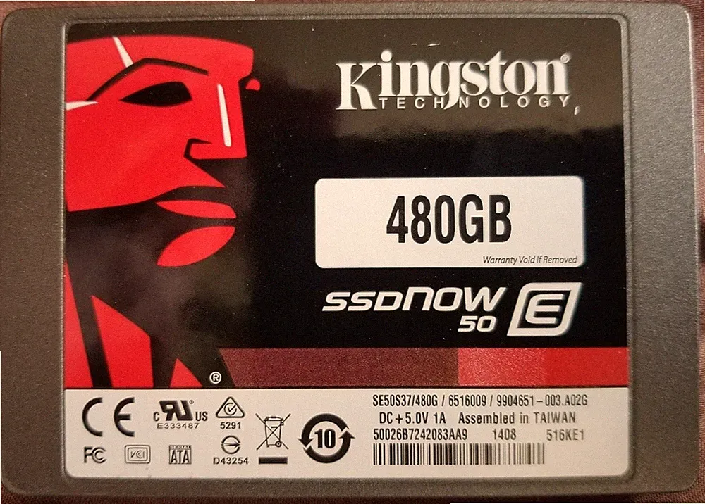 Kingston Technology SE50S37/480G SSDNow E50 Solid State Drive SSD 480GB