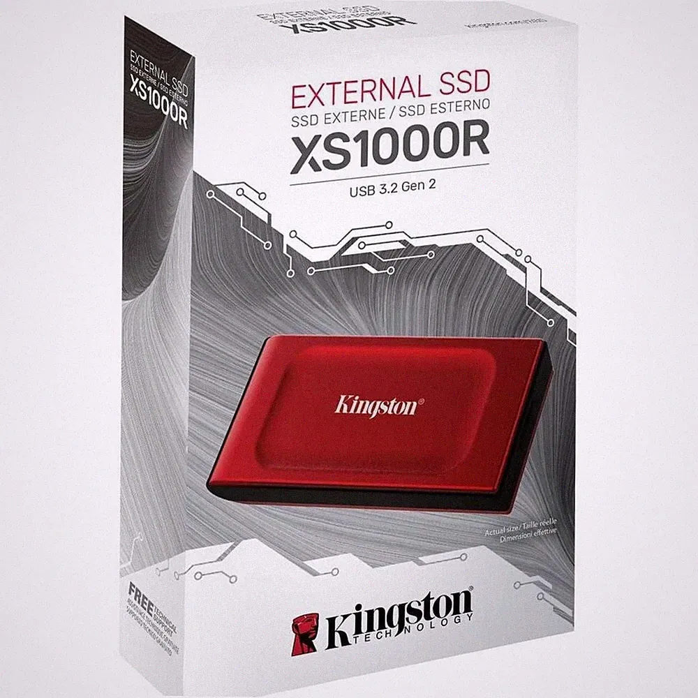 Kingston Technology SXS1000R/1000G 1TB SSD Ext Red USB 3.2 Gen 2