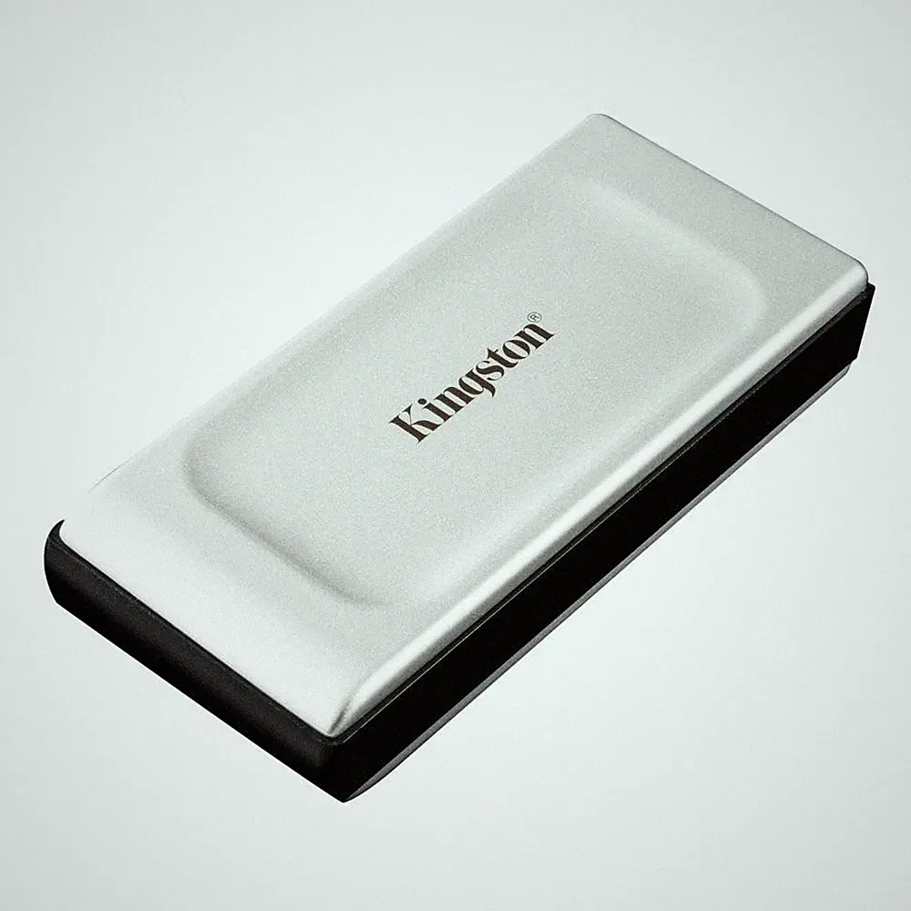 Kingston XS2000 500G High Performance Portable SSD with USB-C | 500GB, Silver