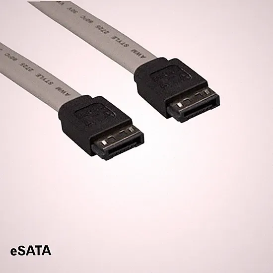 KNTK 3' External SATA Cable 26AWG 7Pin for PC Hard Drive HDD eSATA Data Cord