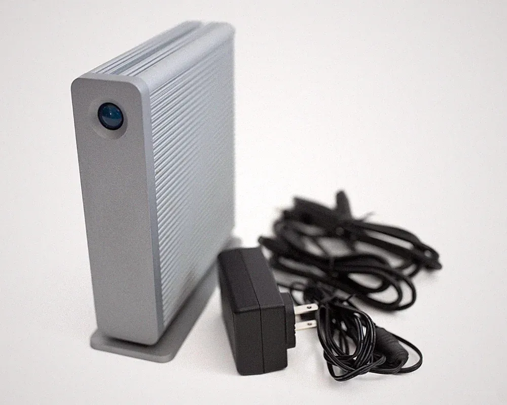 LaCie d2 Quadra 1.5 TB External Hard Drive w/ Adapter FireWire Cables Tested