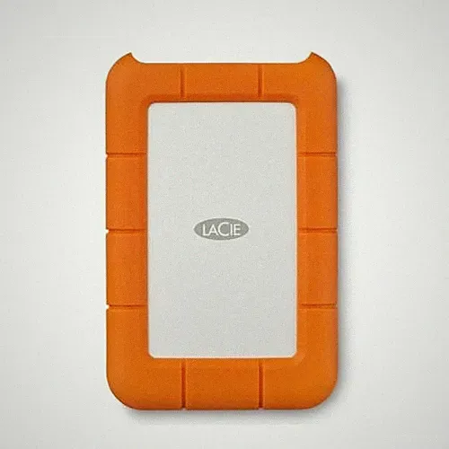 LaCie (LAC9000633) Rugged Mini 4TB External Hard Drive Portable 4TB, Orange