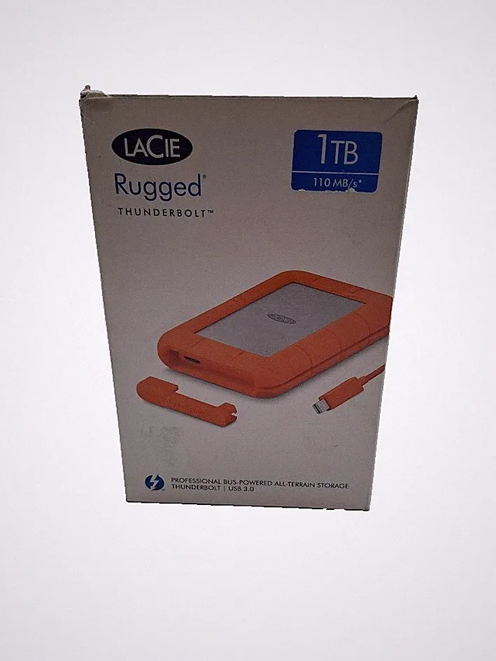 Lacie model LRD0TU6 Hard Drive 1TB External Portable HDD ST1000LM035-1RK172/0 hr