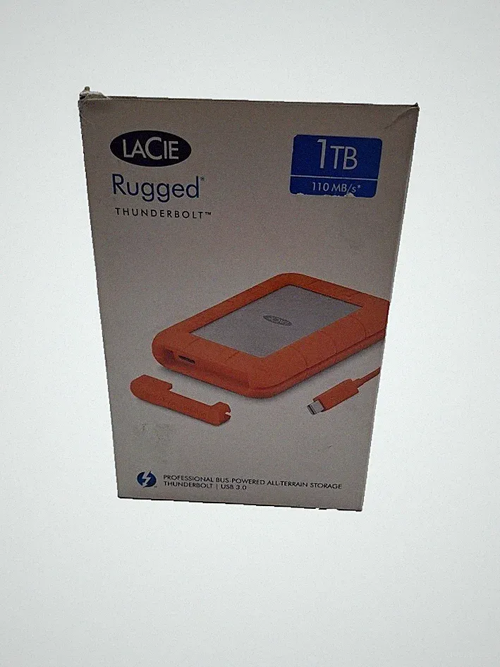 Lacie model LRD0TU6 Hard Drive 1TB External Portable HDD ST1000LM035-1RK172