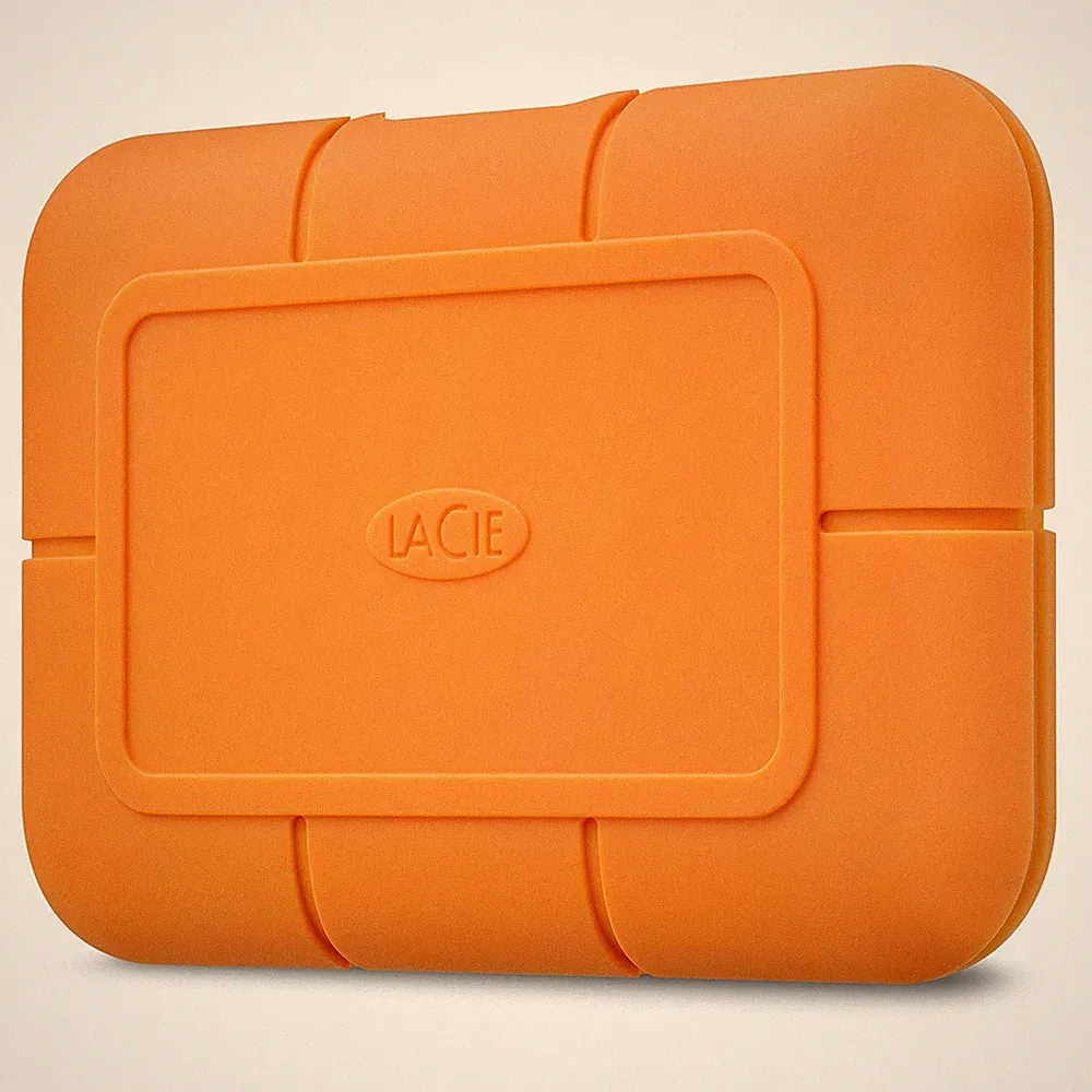 LaCie Rugged SSD 500GB Solid State Drive — USB-C USB 3.2 1050MB/s