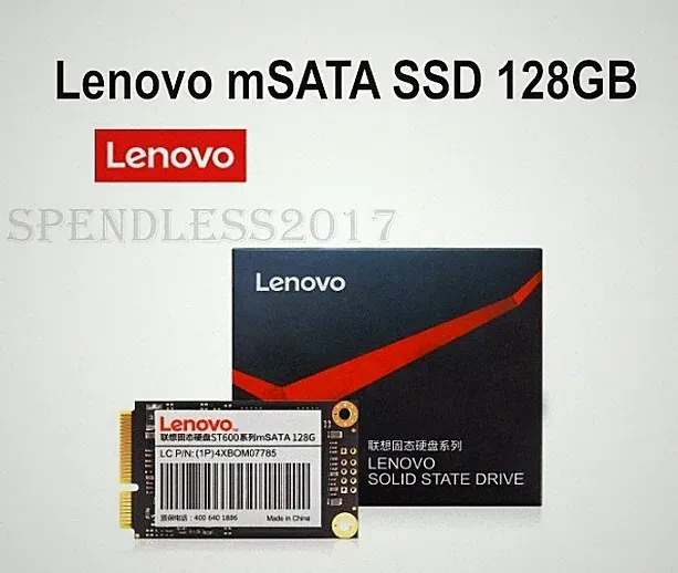 Lenovo Internal mSATA SSD Hard Disk, 128GB, Brand NEW Sealed