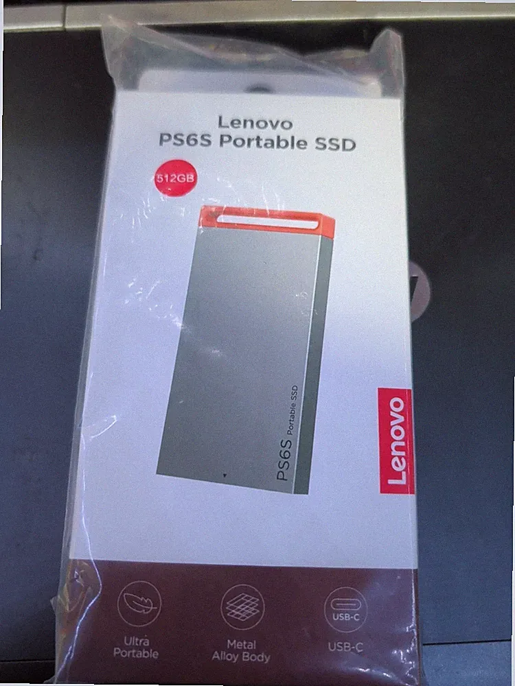 Lenovo PS6S Portable SSD 512GB