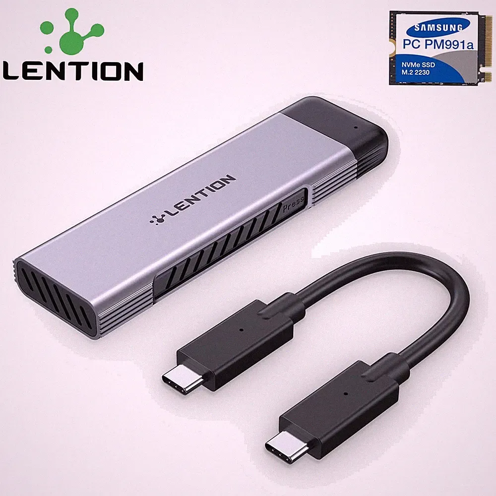 Lention USB-C Portable External SSD Drive (Samsung PM991a Based Storage)