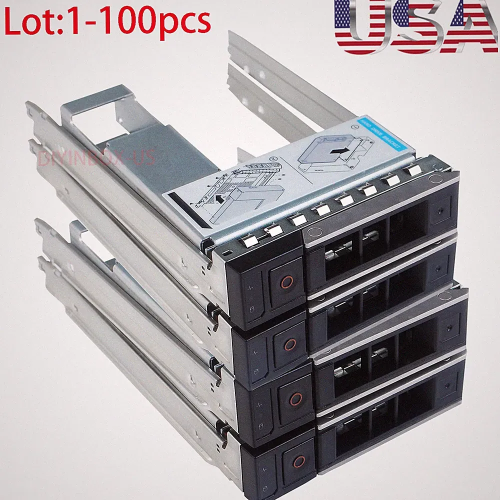 Lot Dell 3.5"Caddy Carrier X7K8W+2.5"Adapter 9W8C4 R540 R640 R550 14th 15th 16th
