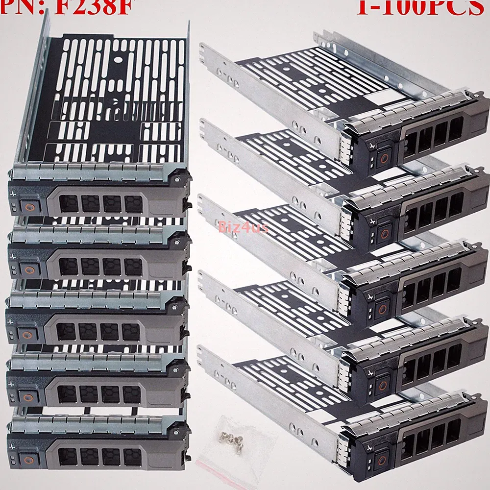 Lot F238F 3.5" HARD DRIVE CADDY TRAY FOR DELL POWEREDGE R720 R730 R730XD T630