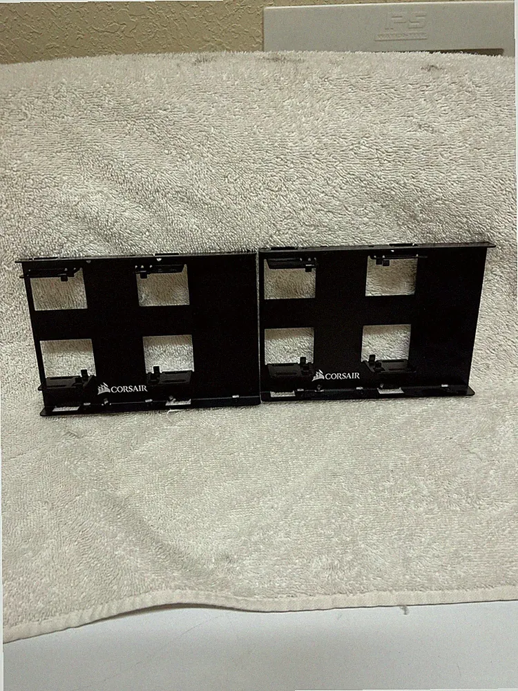 Lot of 2 Corsair Aluminum 3.5" to 2.5" Hard Drive Adapter/Caddies