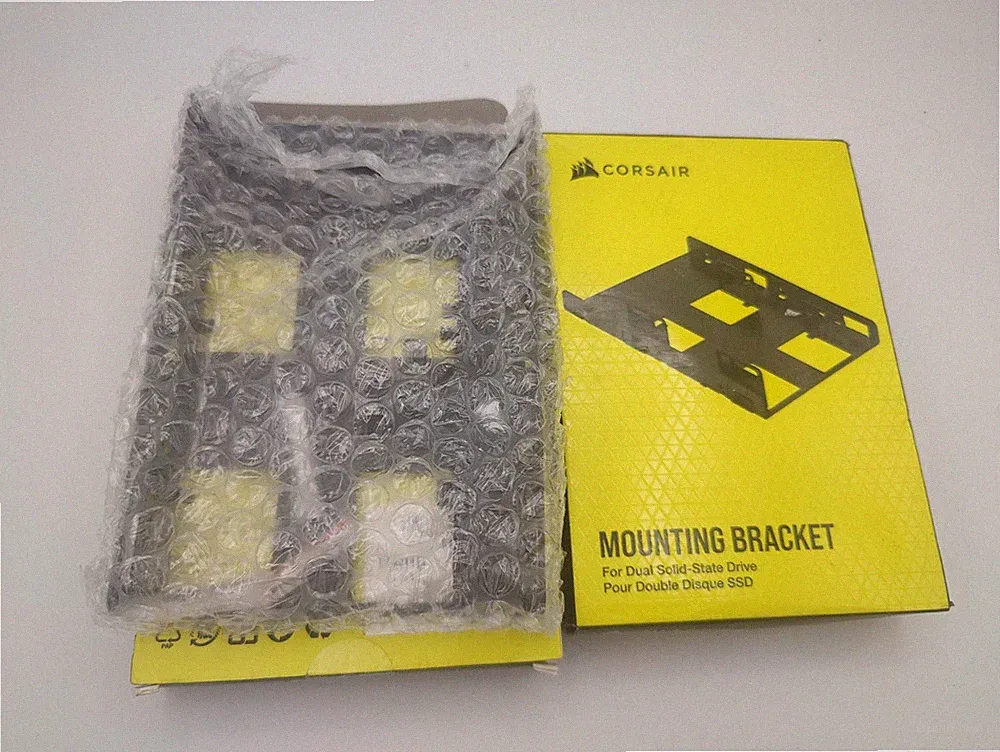 Lot Of 2 - Corsair Dual SSD Mounting Bracket (3.5” Internal Drive Bay to 2.5")