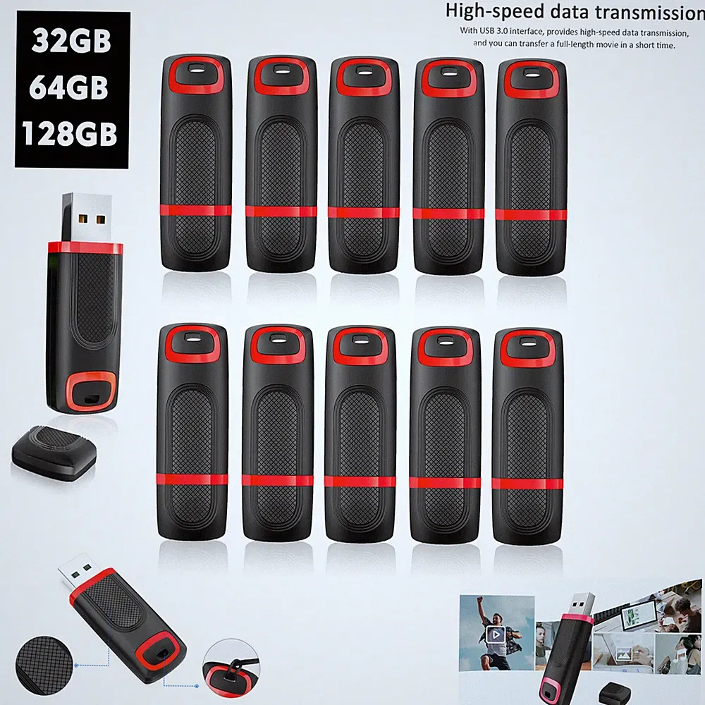 Lot USB 3.0 Flash Drive High Speed Pen Thumb Drive Memory Sticks 128GB 64GB 32GB