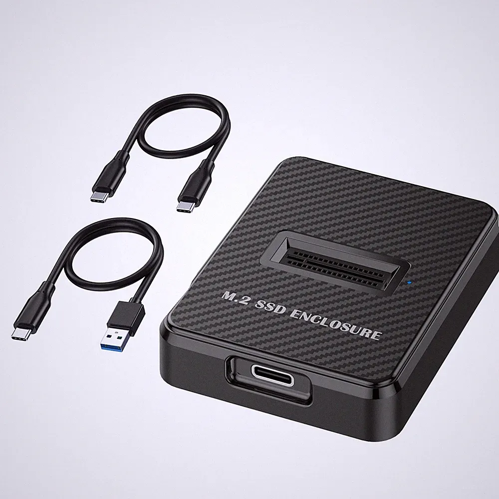 M.2 NVMe & SATA to USB C Dock Station Base Dual Protocol M.2 to USB C Adapter
