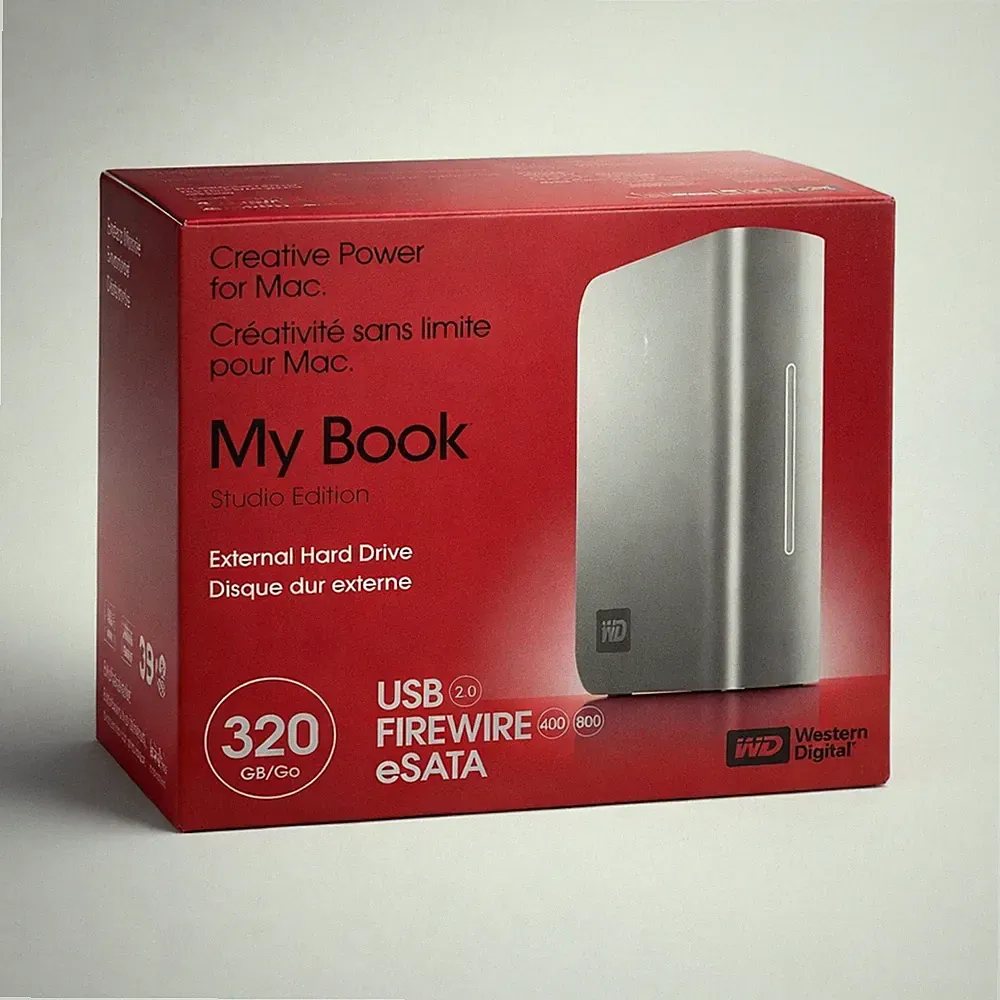 Mac hard drive Western Digital Mac My Book Studio WD3200H1Q-00 320GB External