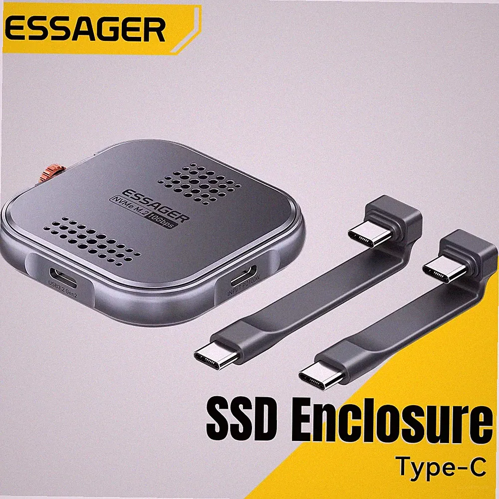 Magnetic Hard Drive Enclosure Tpye C M.2 2230 NVME SSD Docking Station USB3.2 Ge